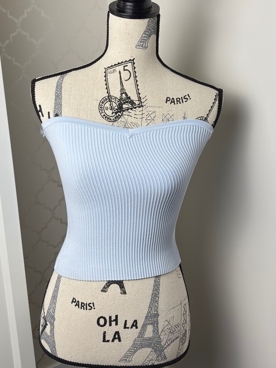 Aritzia Tops - Light blue strapless top